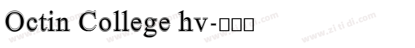 Octin College hv字体转换